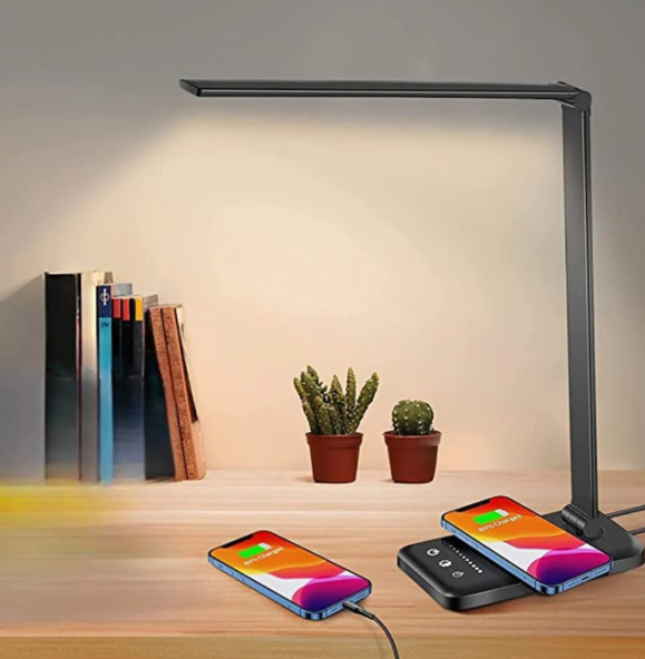 Contemporary Adjustable LED Table Lamp With Charging Function | Upgrade Your Home with This Thoughtfully Designed Everyday Essential