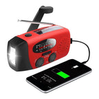 All-in-One Emergency Radio with Solar Power and Power Bank | Hardy, Weather-Resistant & Beautifully Designed for Your Outdoor Space