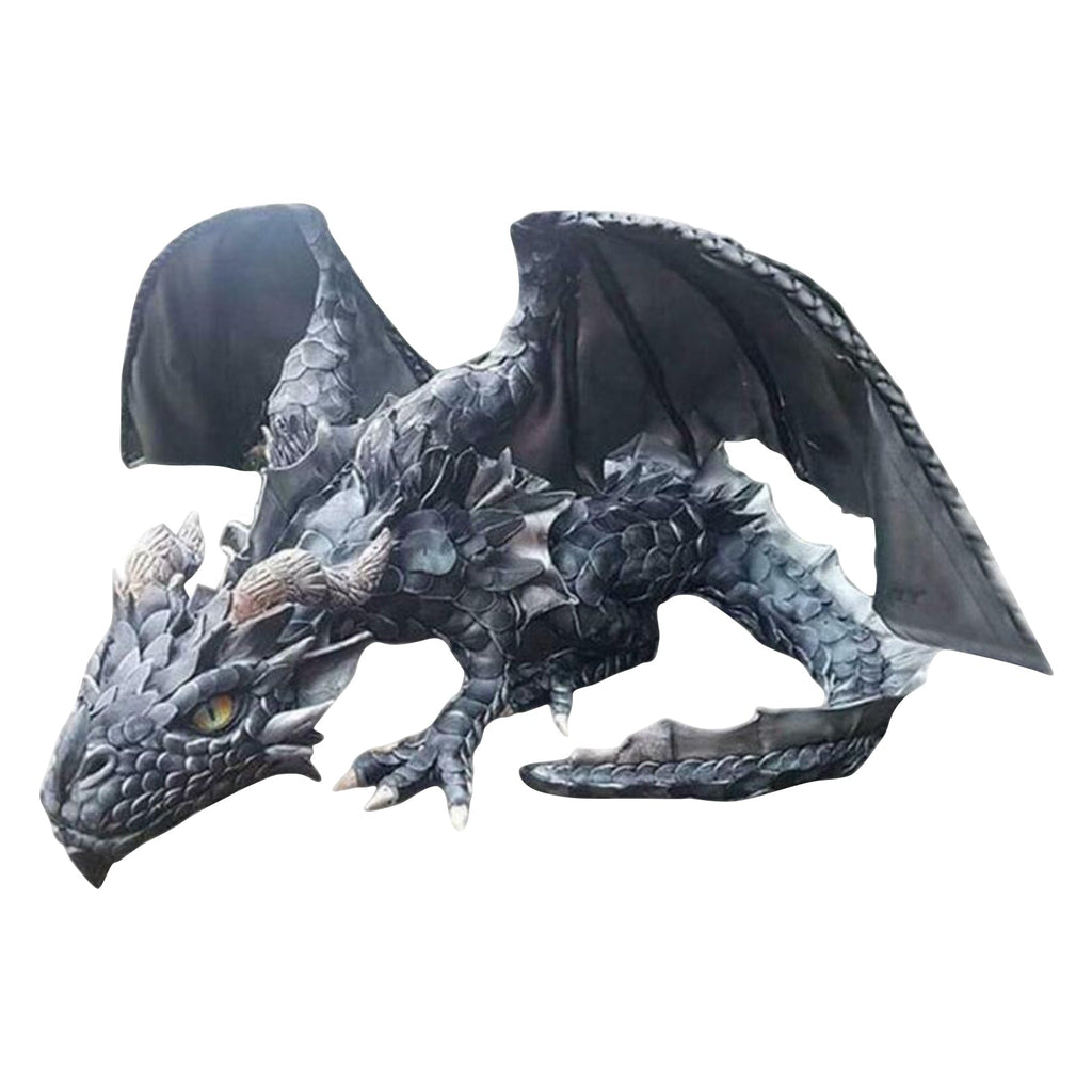 Crouching Dragon Guardian Statue: Gothic Outdoor Decoration | Cleverly Designed for Everyday Use — You'll Wonder How You Managed Without It