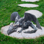 Crouching Dragon Guardian Statue: Gothic Outdoor Decoration | Cleverly Designed for Everyday Use — You'll Wonder How You Managed Without It