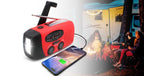 All-in-One Emergency Radio with Solar Power and Power Bank | Hardy, Weather-Resistant & Beautifully Designed for Your Outdoor Space