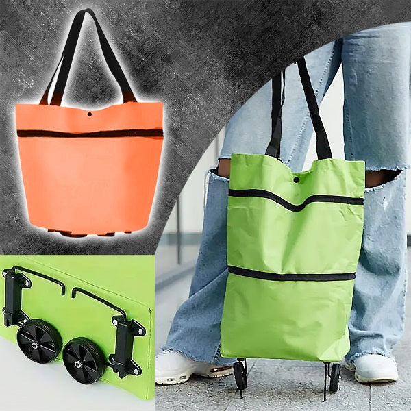 Foldable Shopping Cart | Compact, Stylish & Incredibly Useful — An Everyday Home Must-Have