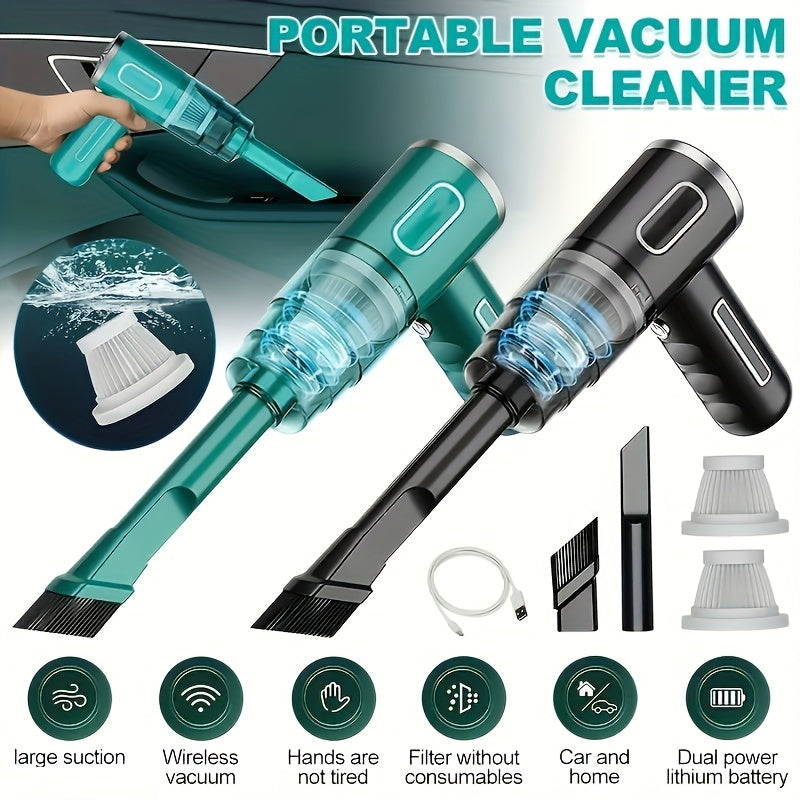 Portable USB Rechargeable Vacuum Cleaner for Car and Home | The Tech Upgrade You Didn't Know You Needed — Until You Try It
