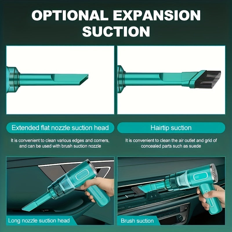Portable USB Rechargeable Vacuum Cleaner for Car and Home | The Tech Upgrade You Didn't Know You Needed — Until You Try It