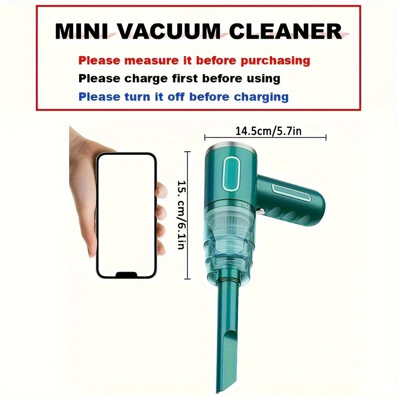 Portable USB Rechargeable Vacuum Cleaner for Car and Home | The Tech Upgrade You Didn't Know You Needed — Until You Try It