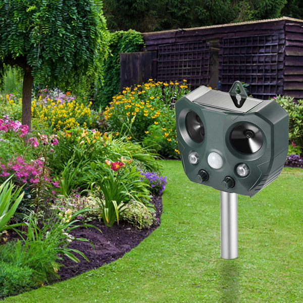 Solar Ultrasonic Animal Repeller | Make Your Garden Beautiful, Functional & the Envy of the Neighbourhood