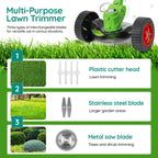 Powerful Electric Battery Operated Cordless Grass Trimmer | Hardy, Weather-Resistant & Beautifully Designed for Your Outdoor Space