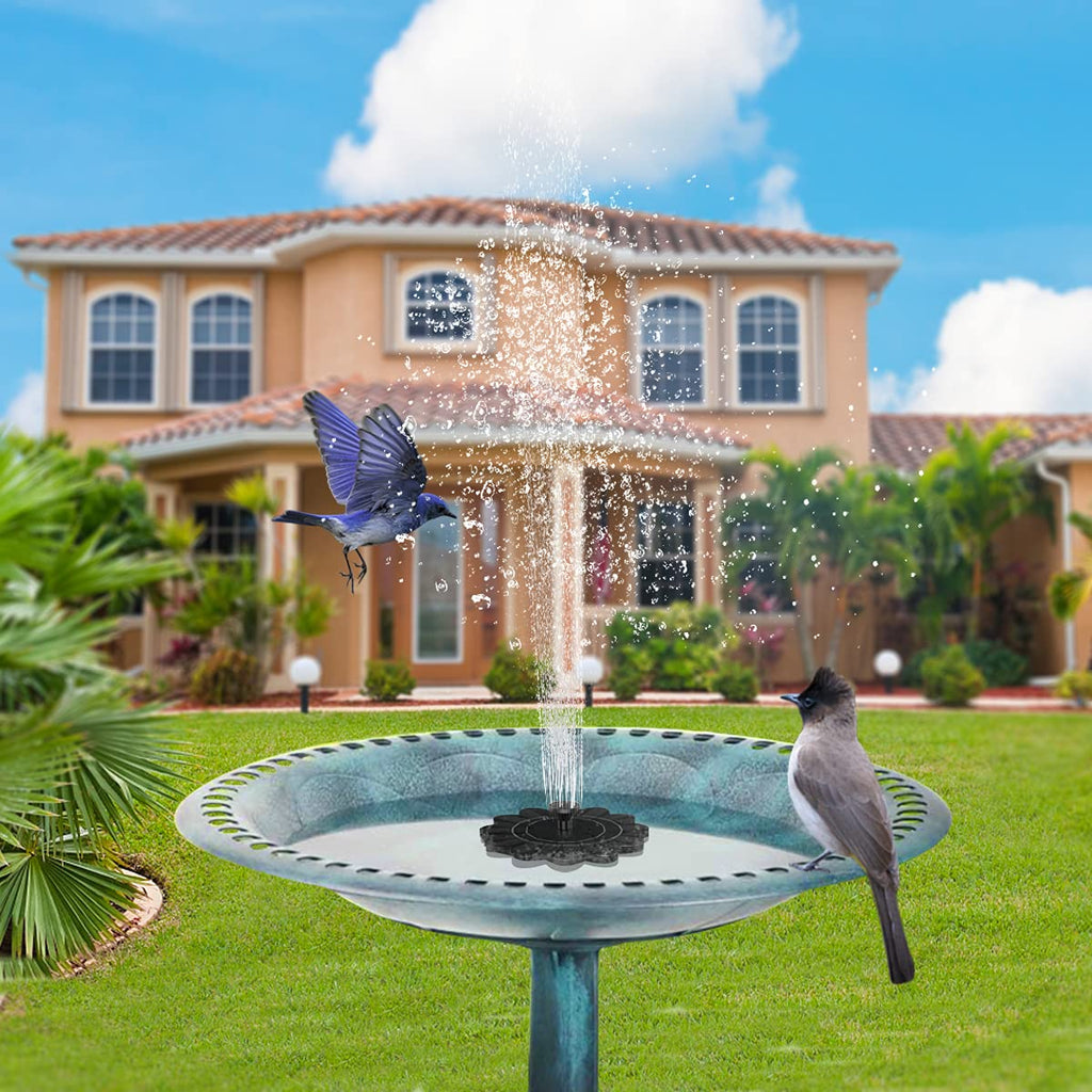 Flower-Shaped Water Fountain For Ponds And Pools | Built for British Weather — Durable, Attractive Outdoor Design