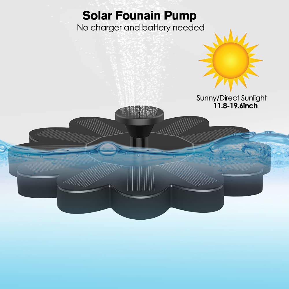 Flower-Shaped Water Fountain For Ponds And Pools | Built for British Weather — Durable, Attractive Outdoor Design