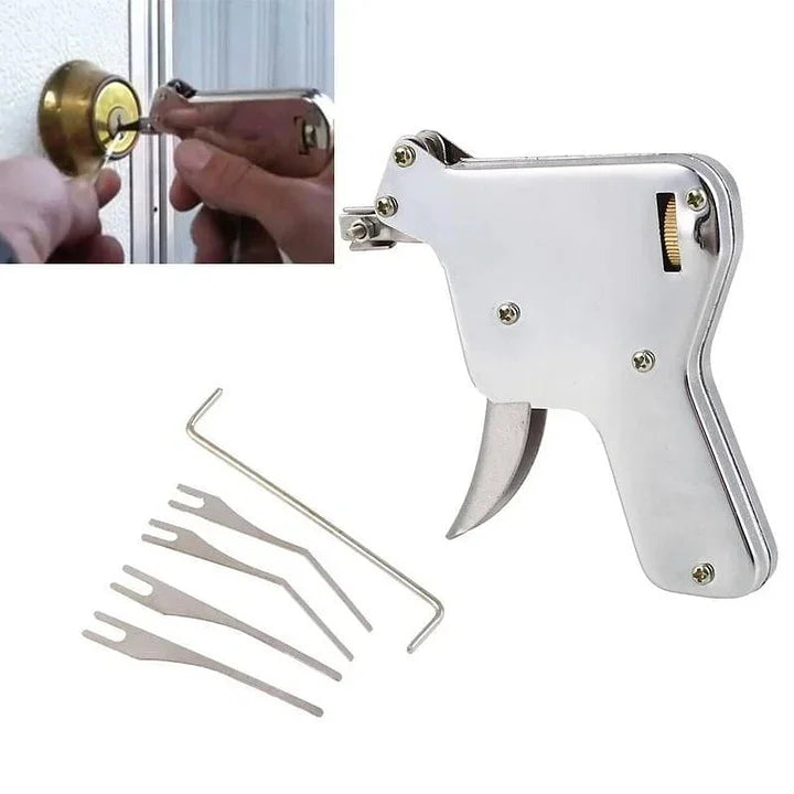Lockpicking Tool Set, Equipment for Opening Doors | Precision Engineering for DIY Enthusiasts & Trade Professionals Alike
