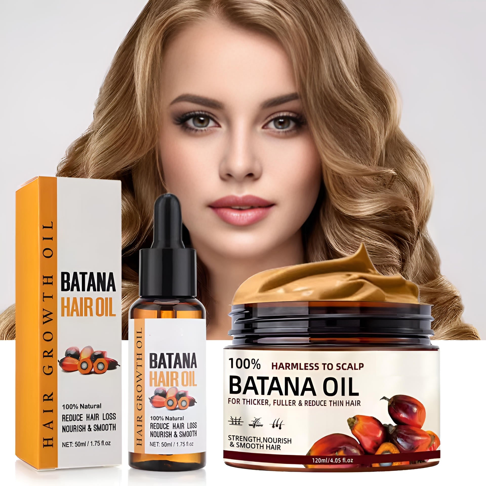 Natural Hair Growth Oil Serum Set | Dermatologist-Loved Skincare for Glowing, Nourished Skin Every Day