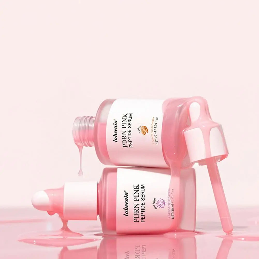 Rose Pink Peptide Glow Serum | K-Beauty Niacinamide Serum for Brightening, Firming and Hydration