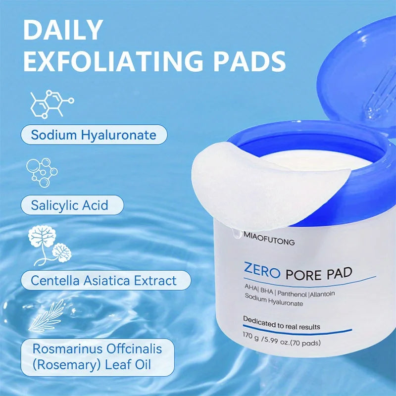 Hyaluronic Acid Makeup Remover Pads | Korean Cleansing Cotton Pads for Gentle Daily Cleanse