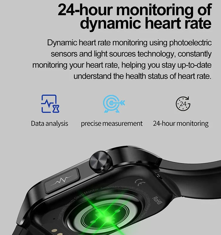 Smartwatch For Seniors Blood Pressure Sugar Health Management | Targeted Therapy for Faster Recovery, Less Pain & Better Quality of Life