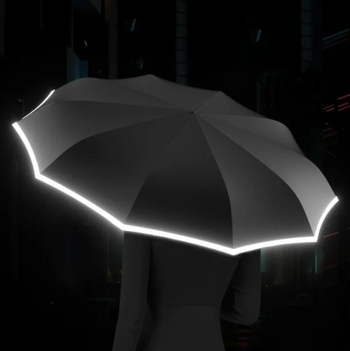 Stormproof Umbrella With Reflective Edge | Stylish Home Essential That Transforms & Elevates Your Living Space