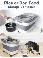 Foldable Large Capacity Food Storage Container | Collapsible Space-Saving Fridge & Freezer Box