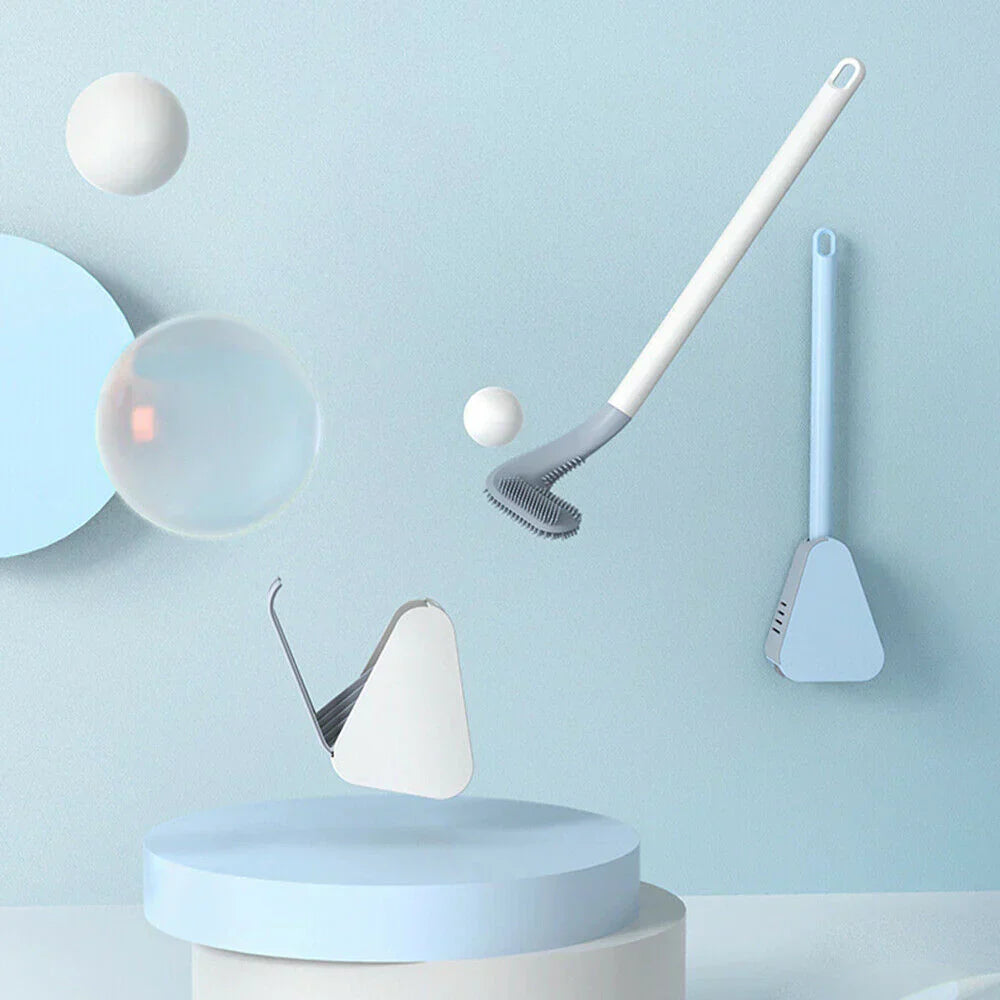 Hygienic Silicone Toilet Brush With Wall Mount | Quality Home Accessory Built to Look Great & Last for Years