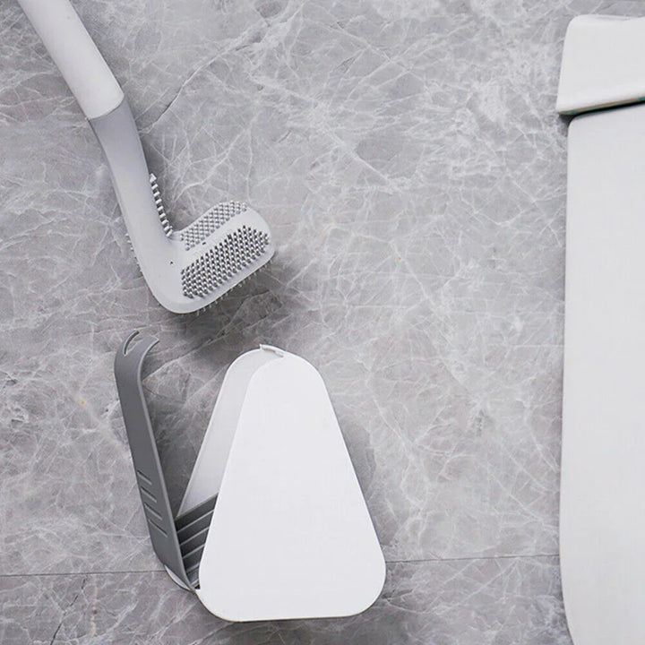 Hygienic Silicone Toilet Brush With Wall Mount | Quality Home Accessory Built to Look Great & Last for Years