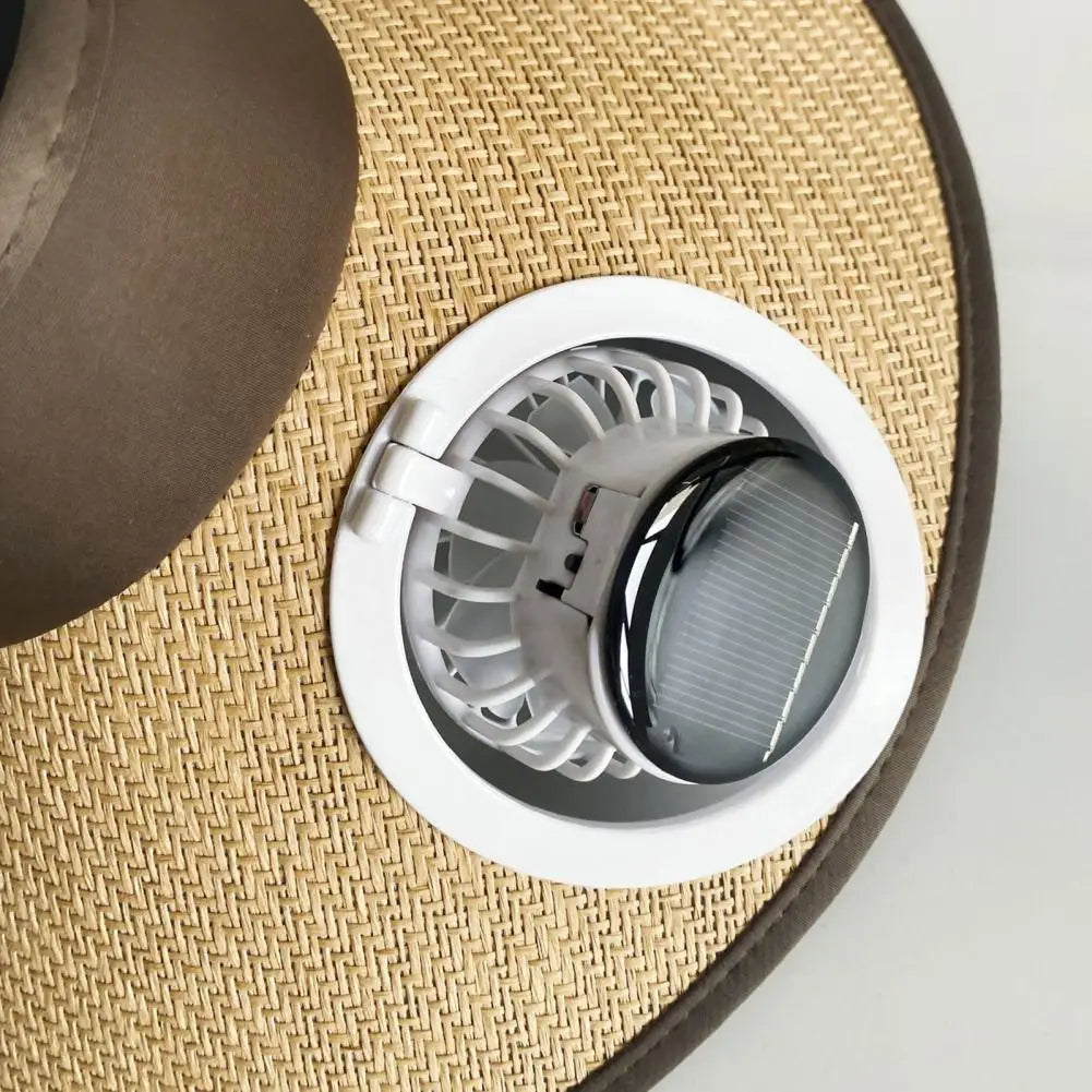 Wide Brim Sun Hat with Solar Powered Fan | Thoughtfully Crafted Accessory — Timeless Style & Premium Quality Feel