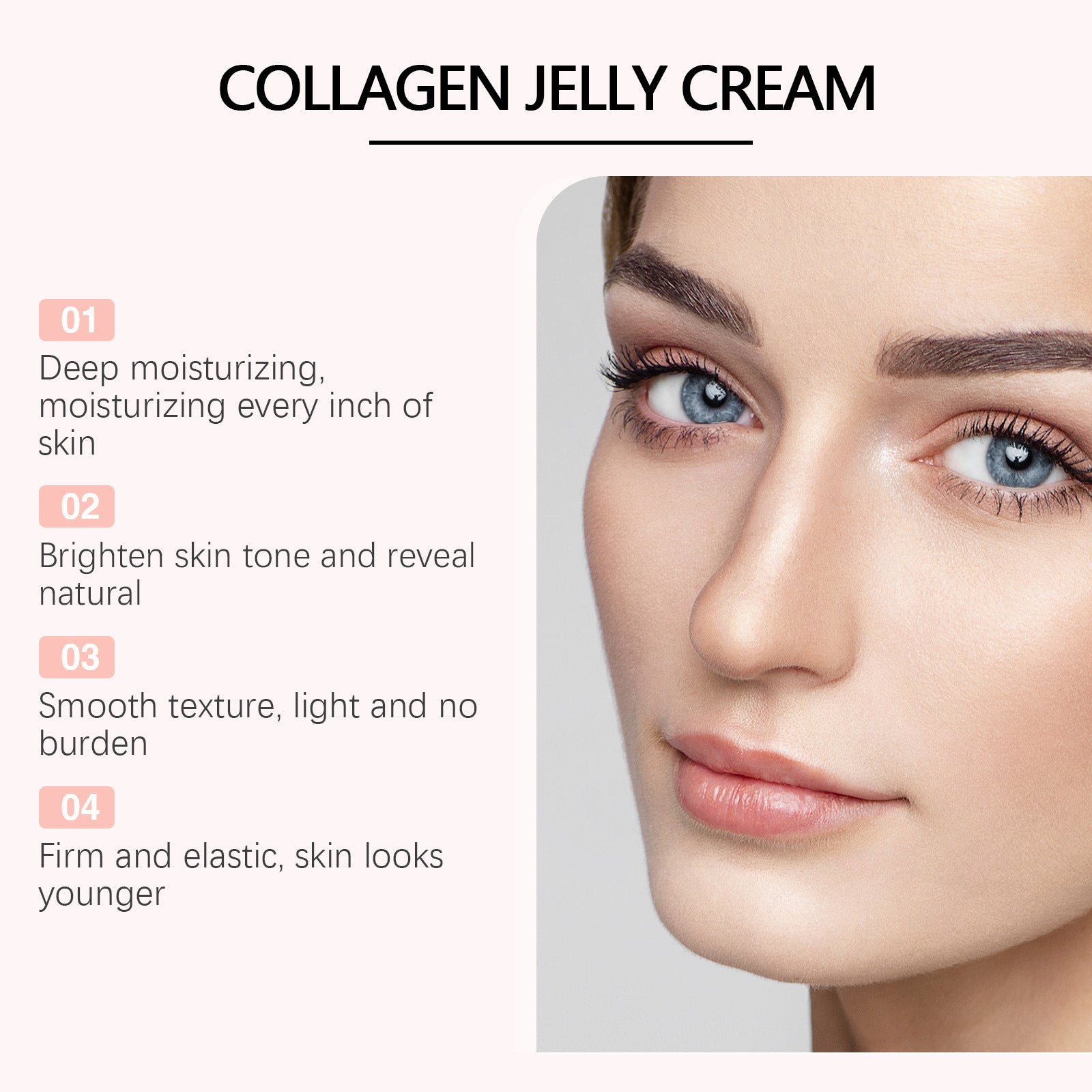 Collagen Jelly Gel Facial Cleanser | Korean Brightening Face Wash for Deep Cleanse Without Stripping