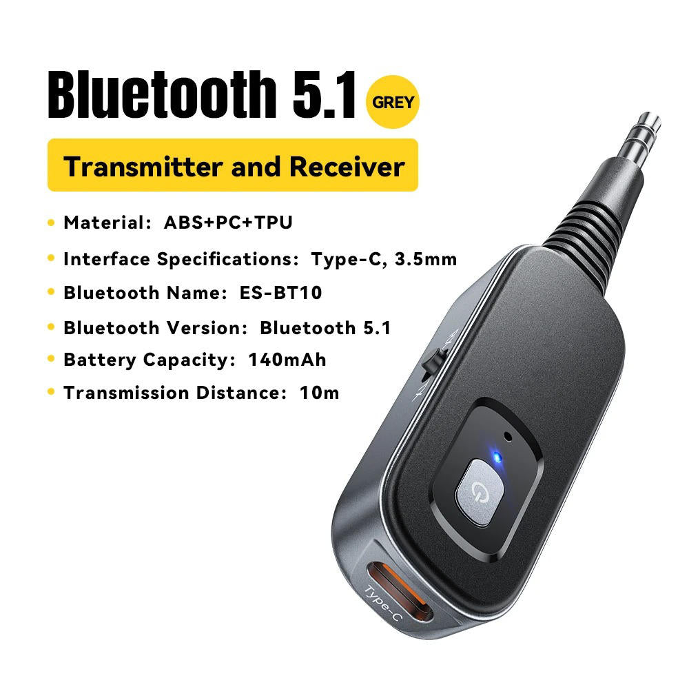 Bluetooth Wireless Adapter | Cleverly Designed for Everyday Use — You'll Wonder How You Managed Without It