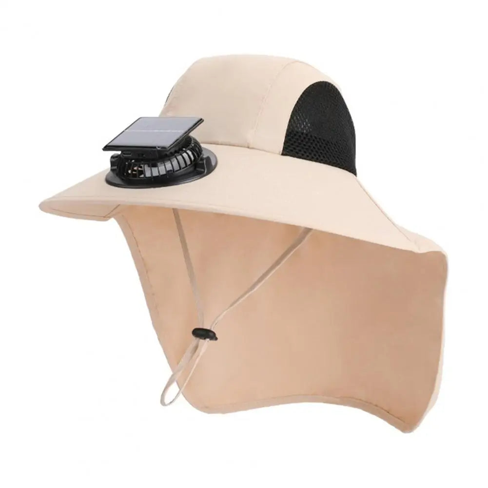 Solar Fan Hat with Wide Brim UV Protection | Premium Outdoor Essential for Garden Lovers — Built to Last Outdoors