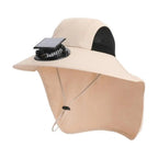 Solar Fan Hat with Wide Brim UV Protection | Premium Outdoor Essential for Garden Lovers — Built to Last Outdoors