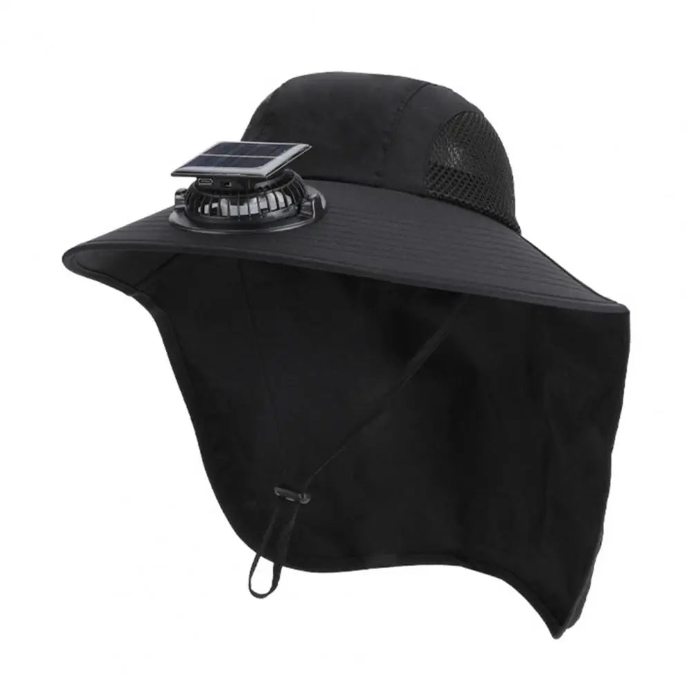 Solar Fan Hat with Wide Brim UV Protection | Premium Outdoor Essential for Garden Lovers — Built to Last Outdoors
