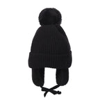 Kids Knit Beanie with Earflaps | Warm Winter Hat for Toddlers & Children