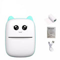 Mini Wireless Bluetooth Thermal Label Printer | Portable No-Ink Label Maker for iOS & Android