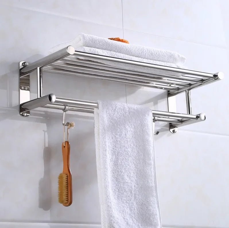 Space-saving wall rack with modern minimalist design for bathroom and kitchen | The Kitchen Essential That Changes How You Cook, Prep & Enjoy Food