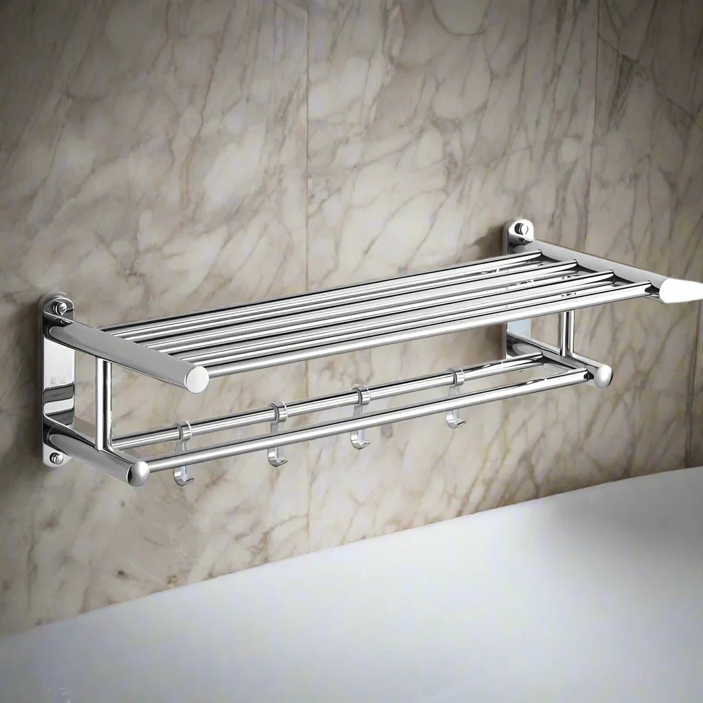 Space-saving wall rack with modern minimalist design for bathroom and kitchen | The Kitchen Essential That Changes How You Cook, Prep & Enjoy Food