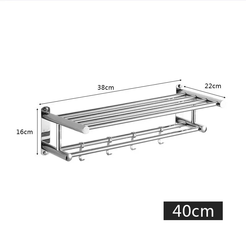 Space-saving wall rack with modern minimalist design for bathroom and kitchen | The Kitchen Essential That Changes How You Cook, Prep & Enjoy Food