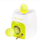 Pet dog food dispenser reward tennis machine toy dog interactive toy