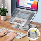 Laptop Stand Aluminum Alloy 360 Degree Rotating Bracket | High-Performance Tech Built for Modern, Busy, On-the-Go Lifestyles