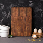 High-quality Wooden Chopping Block End Grain Cutting Board For Kitchens And Professional Chefs | Time-Saving Kitchen Essential for Quicker, Easier, Stress-Free Cooking