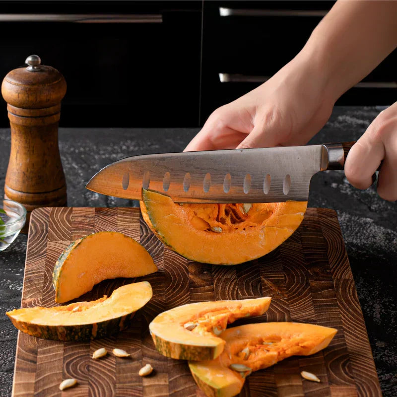 High-quality Wooden Chopping Block End Grain Cutting Board For Kitchens And Professional Chefs | Time-Saving Kitchen Essential for Quicker, Easier, Stress-Free Cooking