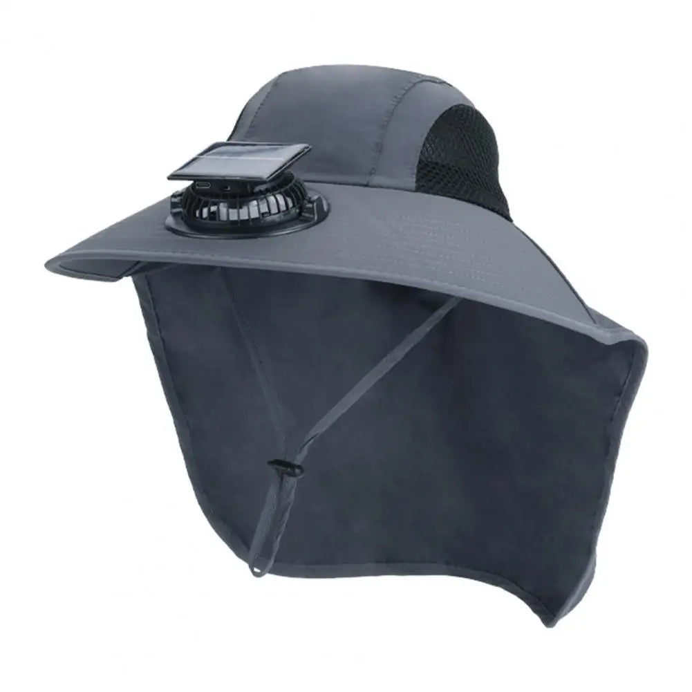 Solar Fan Hat with Wide Brim UV Protection | Premium Outdoor Essential for Garden Lovers — Built to Last Outdoors
