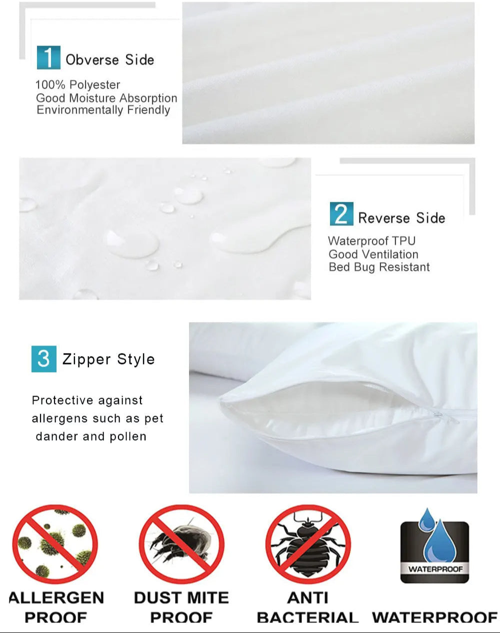 Waterproof Pillowcase | Quality Home Accessory Built to Look Great & Last for Years