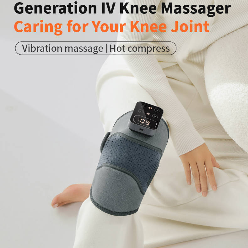 Cordless Knee Massager With Heat Vibration For Pain Relief | Doctor-Recommended Support for Pain Relief, Recovery & Mobility