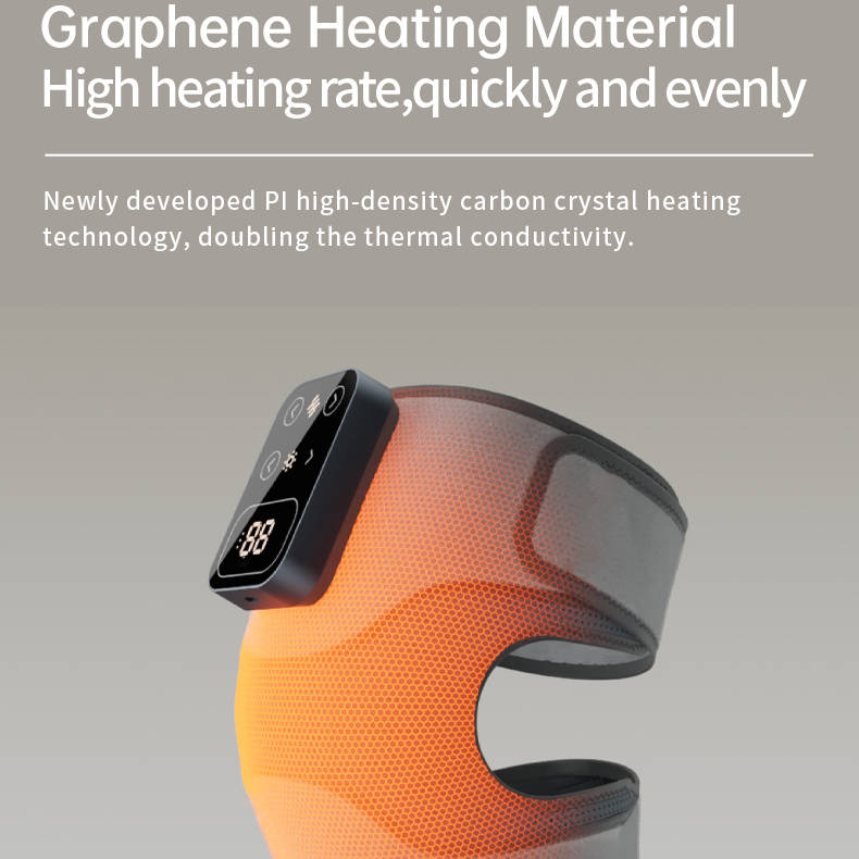 Cordless Knee Massager With Heat Vibration For Pain Relief | Doctor-Recommended Support for Pain Relief, Recovery & Mobility