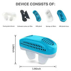 2-in-1 Anti Snore Device and Air Purifier Nose Clip | Doctor-Recommended Support for Pain Relief, Recovery & Mobility