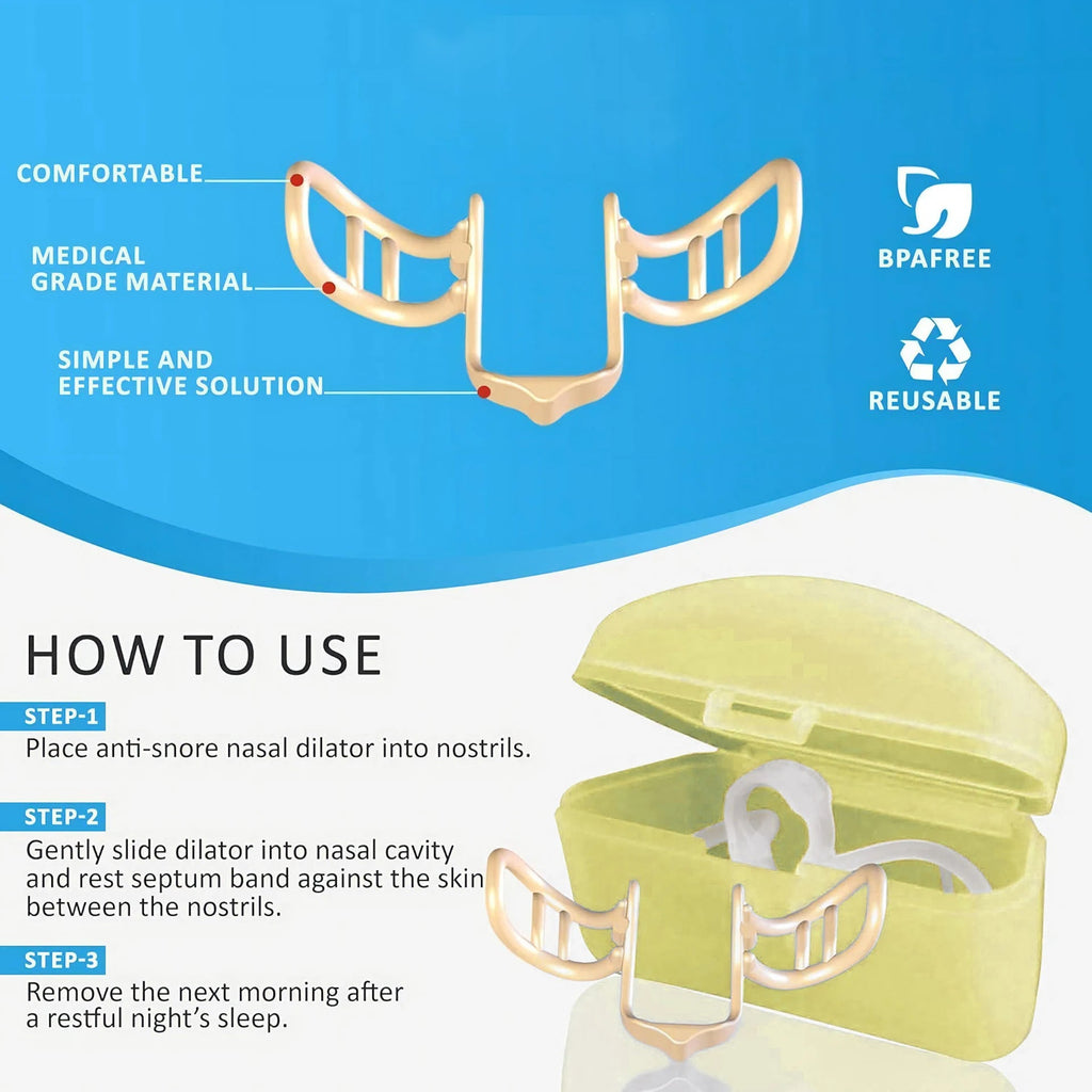 Silicone Nasal Dilator | Doctor-Recommended Support for Pain Relief, Recovery & Mobility