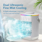 Mini Portable Aircon & Humidifier with LED | Upgrade Your Home with This Thoughtfully Designed Everyday Essential