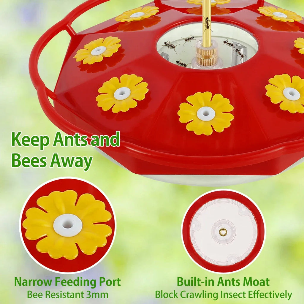 Flower-Shaped Hummingbird Feeder | Vet-Approved Pet Essential for Comfort, Safety & Wellbeing