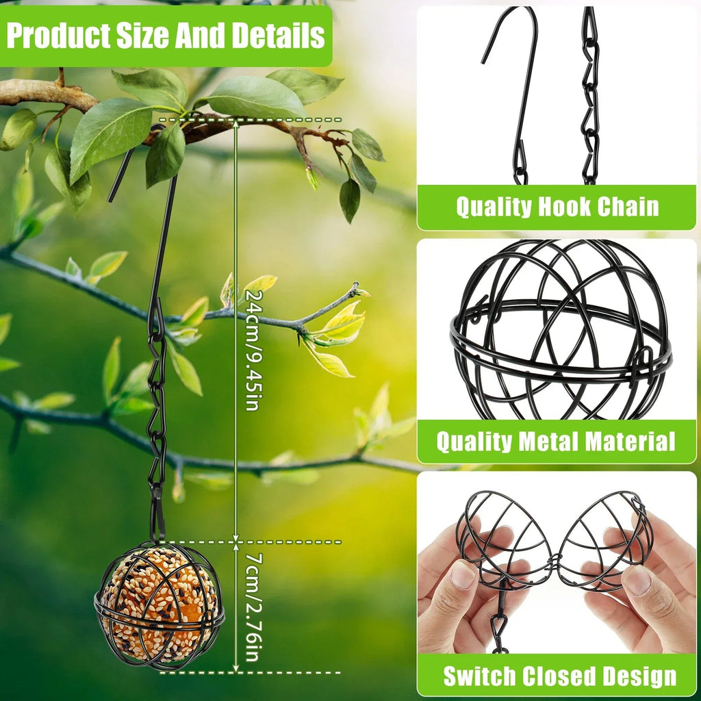Metal Hanging Bird Feeder Set | Premium Pet Care — Safe, Durable & Trusted by Pet Owners Everywhere