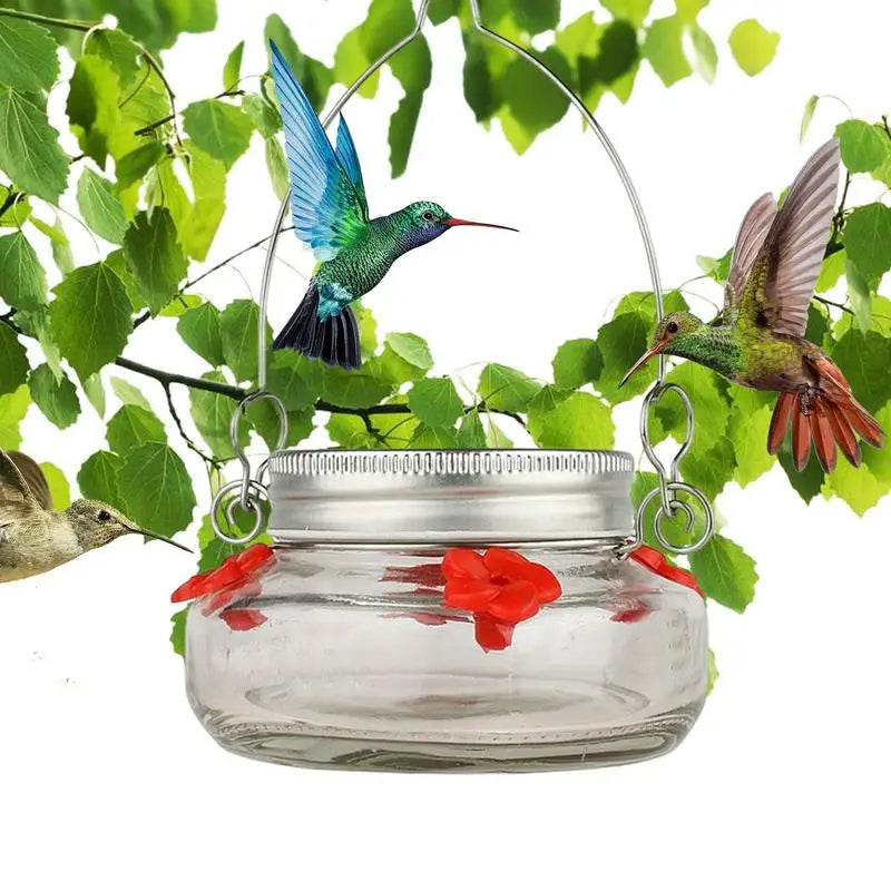Clear Flower Port Hummingbird Feeder | Trusted by Pet Owners — Safe, Easy to Use & Built to Last