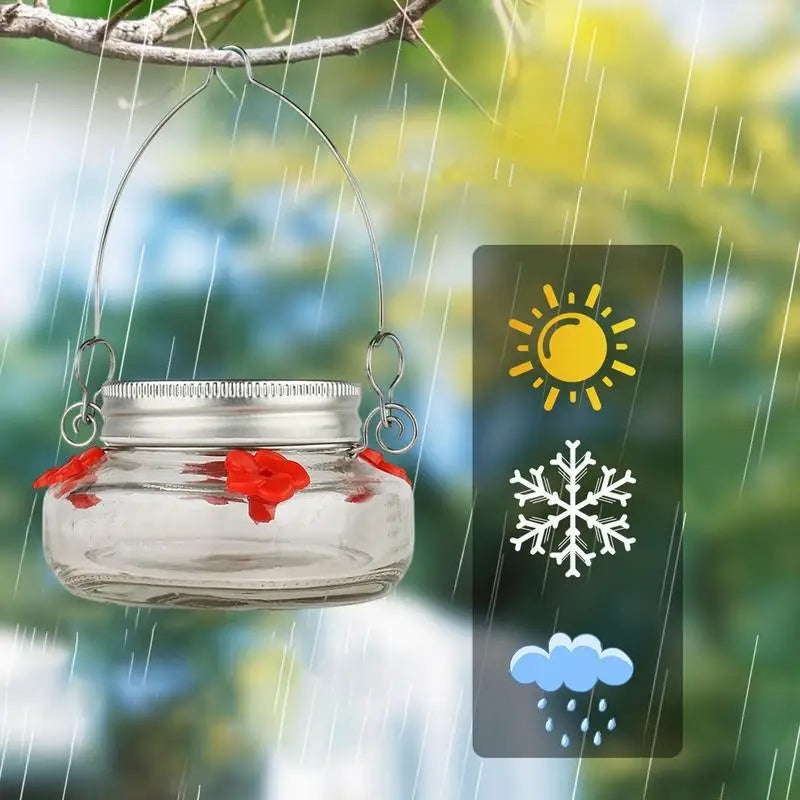 Clear Flower Port Hummingbird Feeder | Trusted by Pet Owners — Safe, Easy to Use & Built to Last