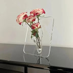 Modern Decorative Acrylic Picture Frame Flower Vase | Quality Home Accessory Built to Look Great & Last for Years