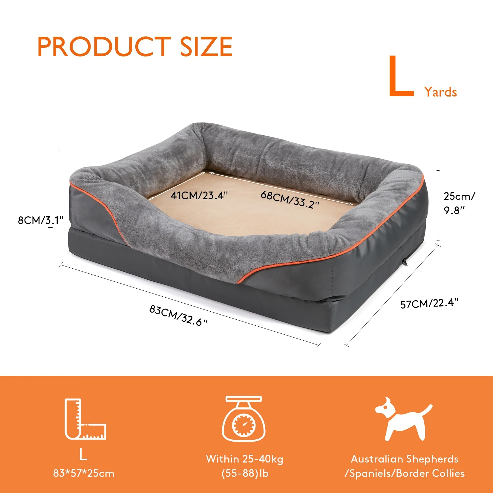 Orthopedic Dog Bed | Vet-Approved Pet Essential for Comfort, Safety & Wellbeing